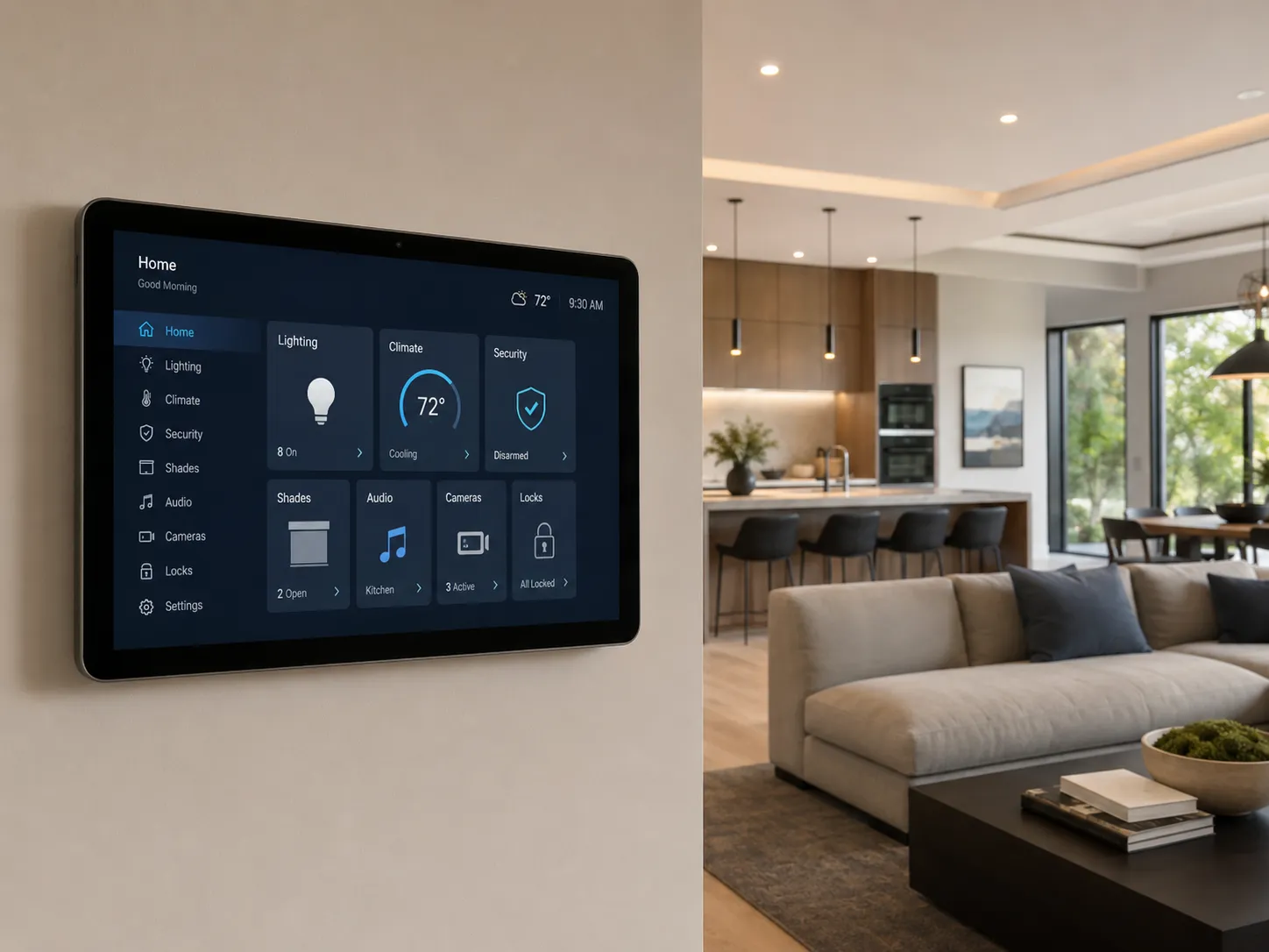 Unified home control interface